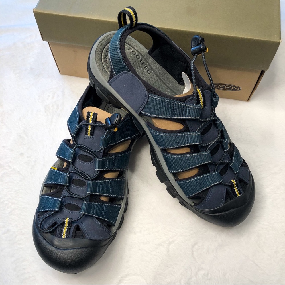 Keen “Newport H2” Water Sandal, Navy/Gray, 13